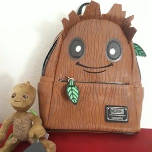 Disney Parks Groot Mini Magnetic Shoulder Guardians of the Galaxy Plush NWT